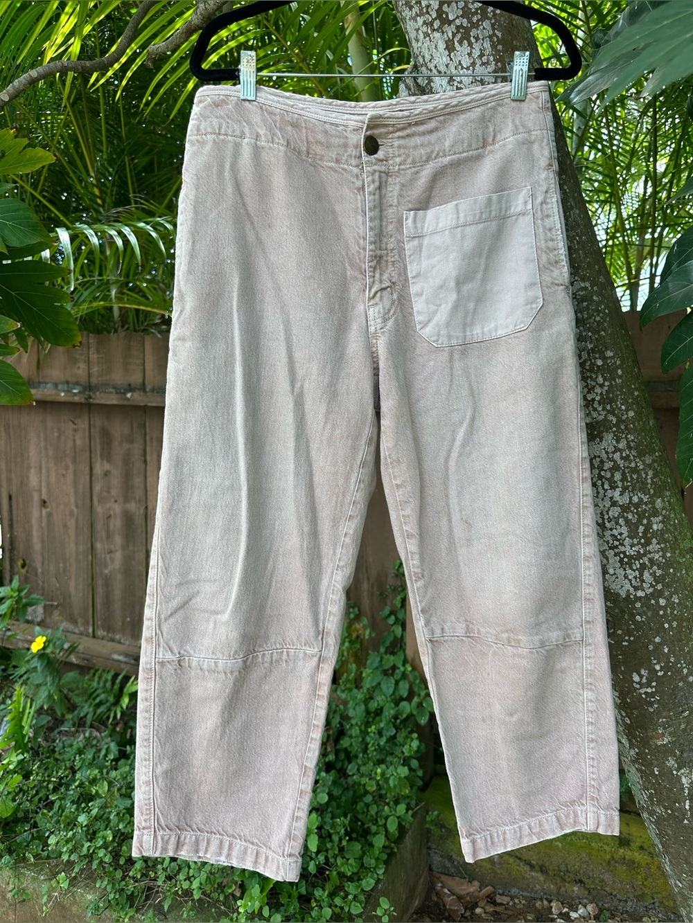 Current/Elliott The Woven Military Pant in Rose Dust Size 2